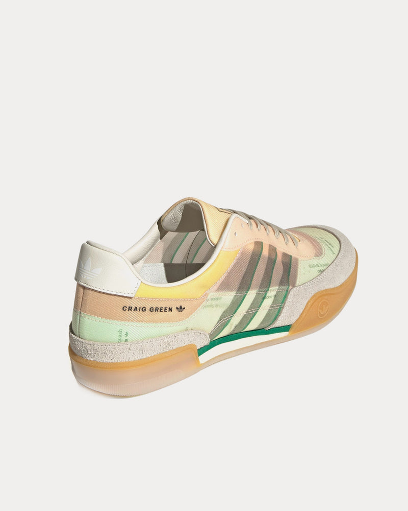 Adidas x Craig Green Squash Polta AKH Cream White / Sesame / Bold Green Low Top Sneakers - 4