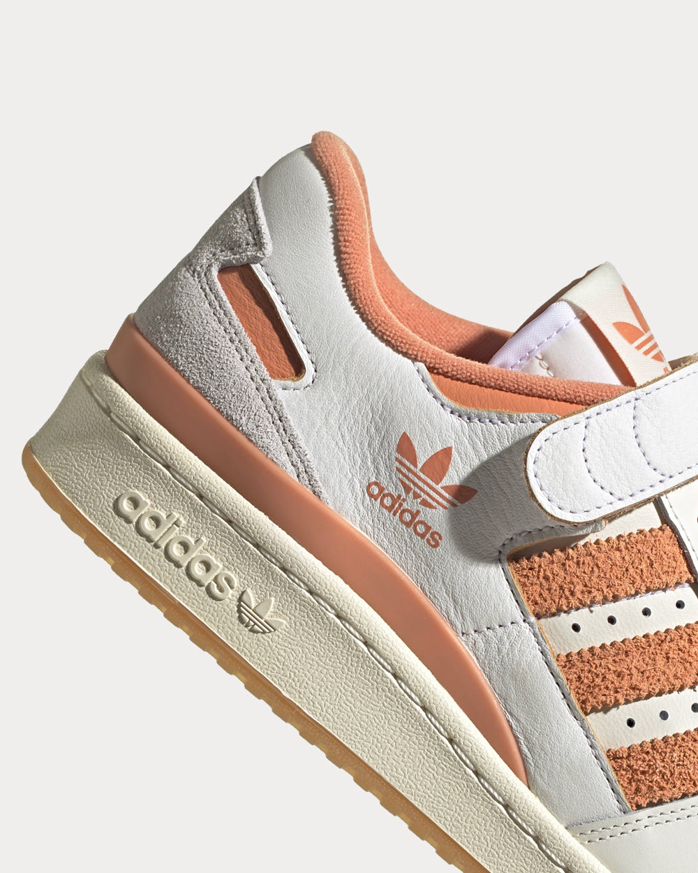 Adidas Forum 84 Cloud White / Hazy Copper / Cream White Low Top Sneakers - 5