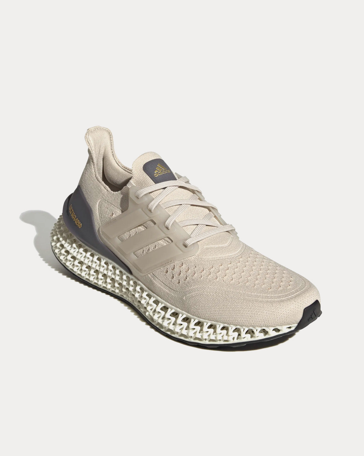 Adidas Ultra 4DFWD Aluminium / Zero Metalic / Magic Beige Running Shoes - 3