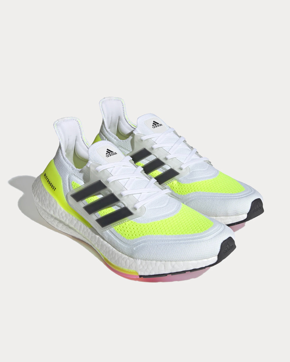 Adidas ultra boost white running best sale