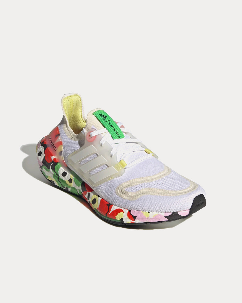 Adidas x Marimekko Ultraboost 22 Cloud White Cloud White Pearl Citrine Running Shoes Sneak in Peace