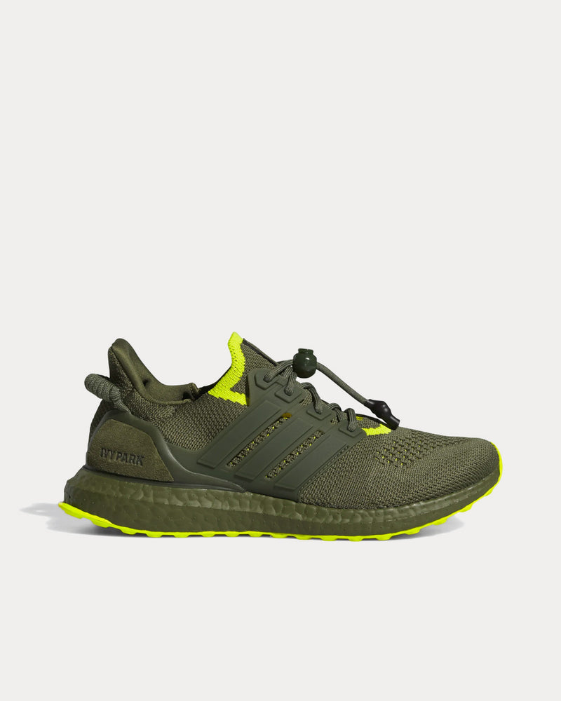 Adidas x Ivy Park Ultra Boost Peleton Focus Olive / Focus Olive / Shock Slime Running Shoes - 1