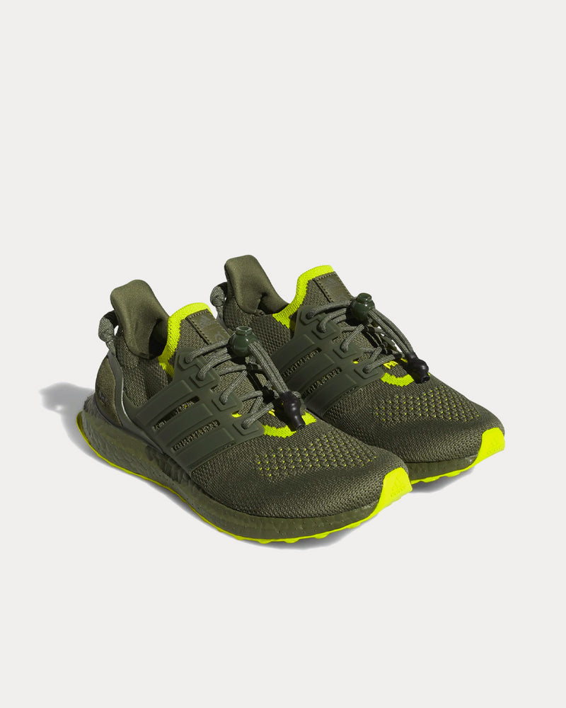 Adidas x Ivy Park Ultra Boost Peleton Focus Olive / Focus Olive / Shock Slime Running Shoes - 3