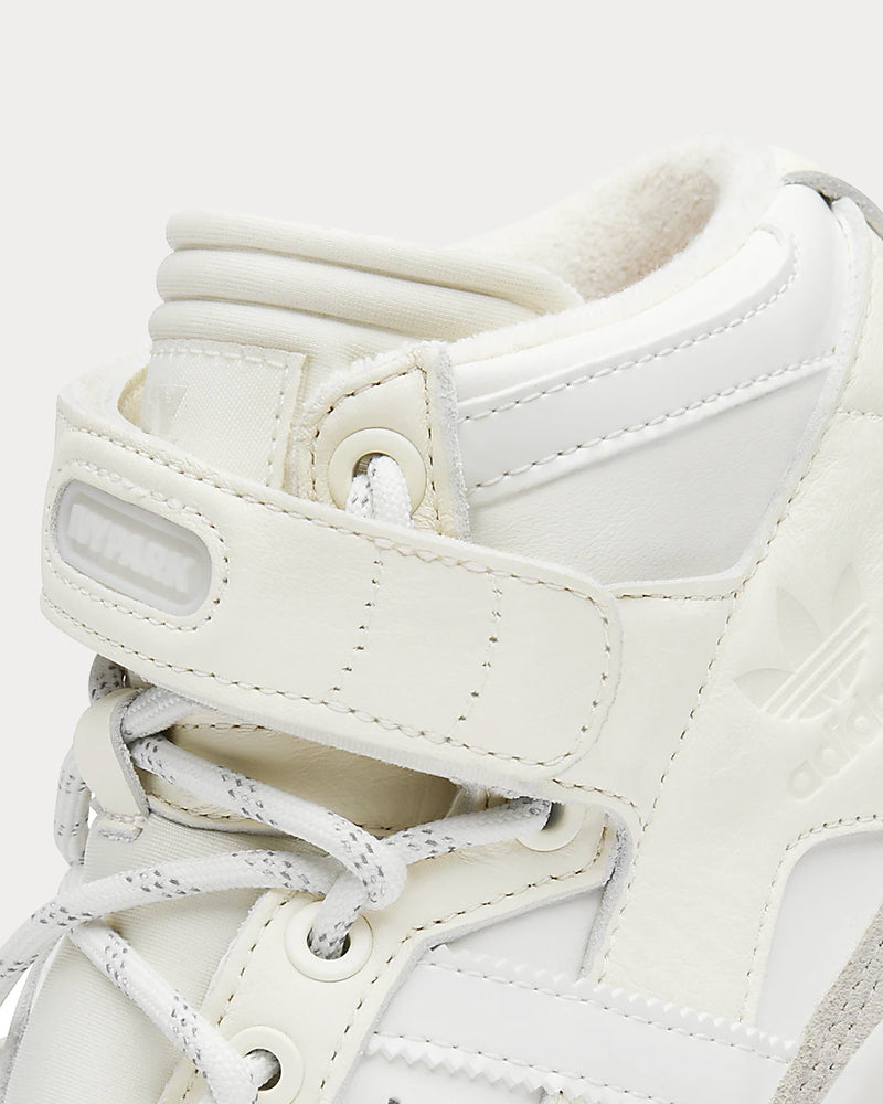 Adidas x Ivy Park Forum Mid Aluminium / Cream White / Gum High Top Sneakers - 4