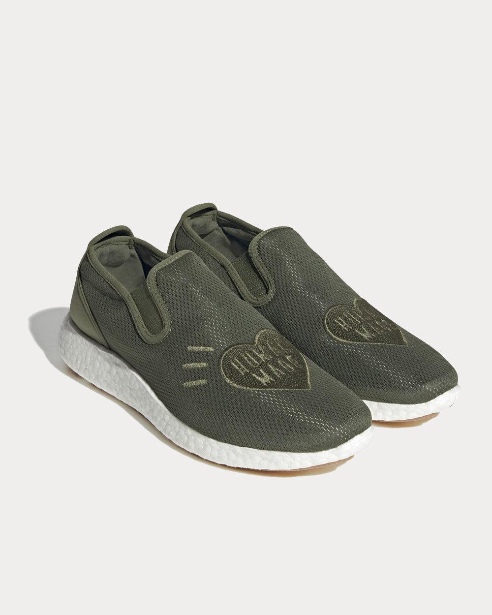 Adidas x Human Made Pure Wild Pine / Core Black Slip On Sneakers - 2