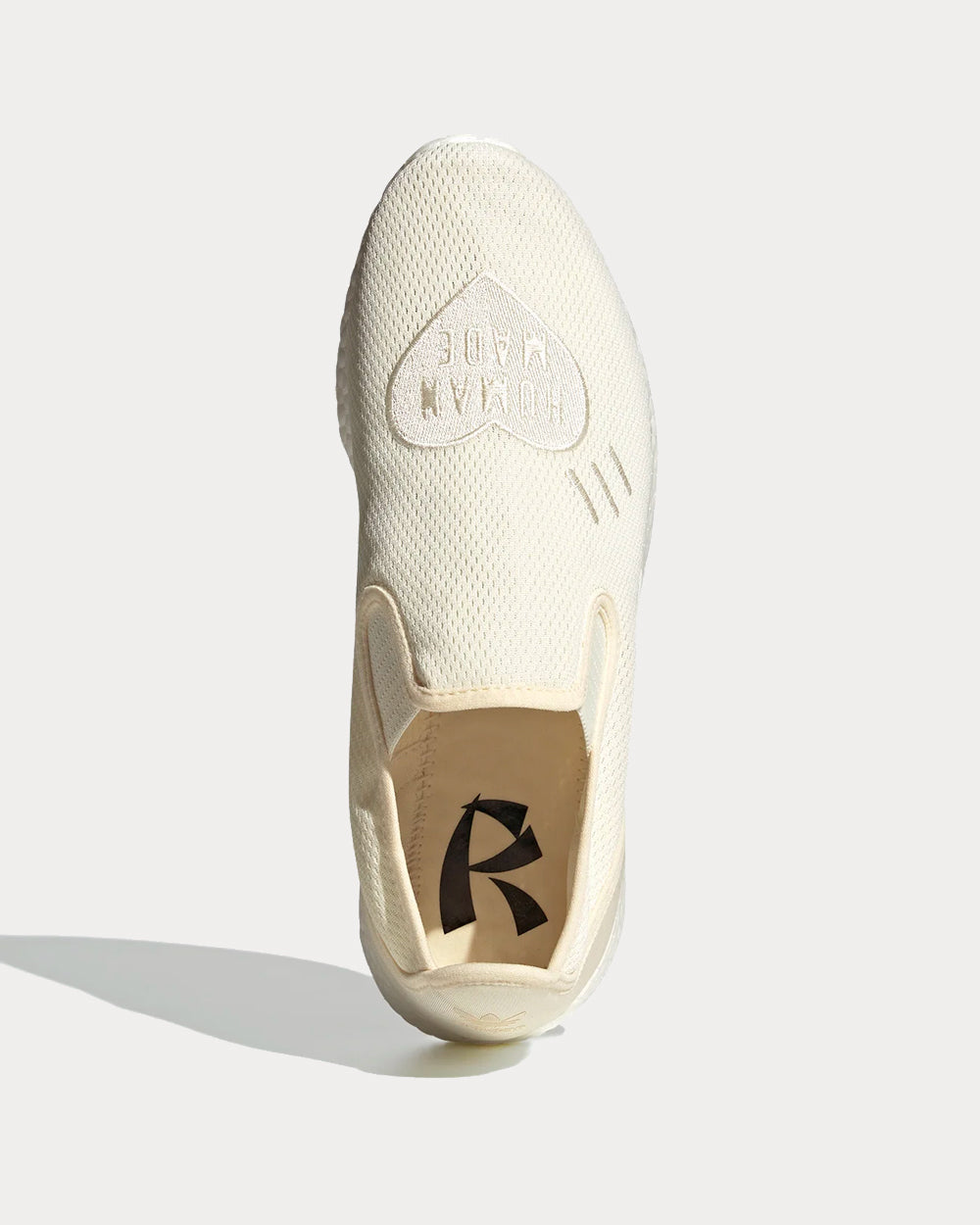 Adidas x Human Made Pure Cream White Slip On Sneakers - Sneak in Peace