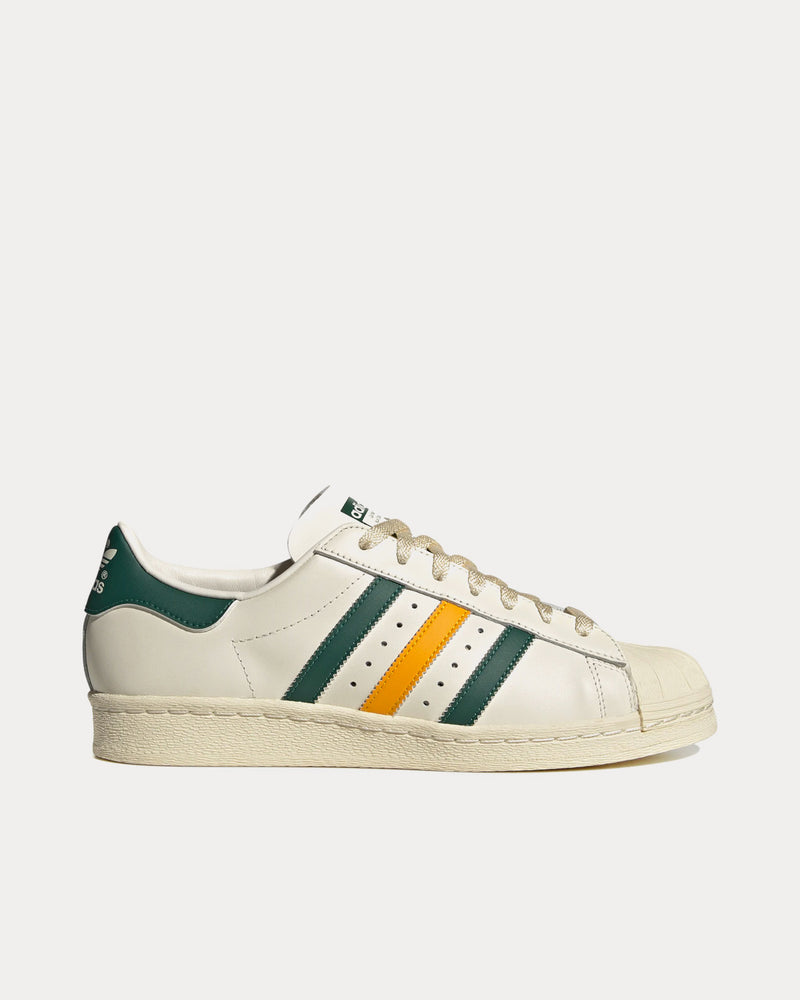 Adidas Superstar 82 Cloud White / Collegiate Green / Collegiate Green Low Top Sneakers - 1