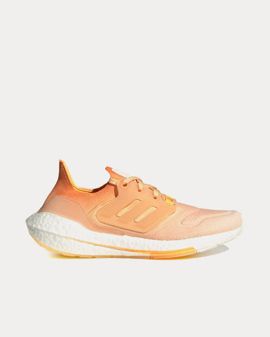 Adidas Ultraboost 22 Ecru Tint / Pulse Amber / Flash Orange Running Shoes