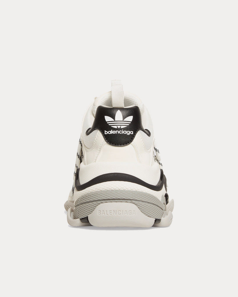 Balenciaga x Adidas Triple S White Low Top Sneakers - Sneak in Peace
