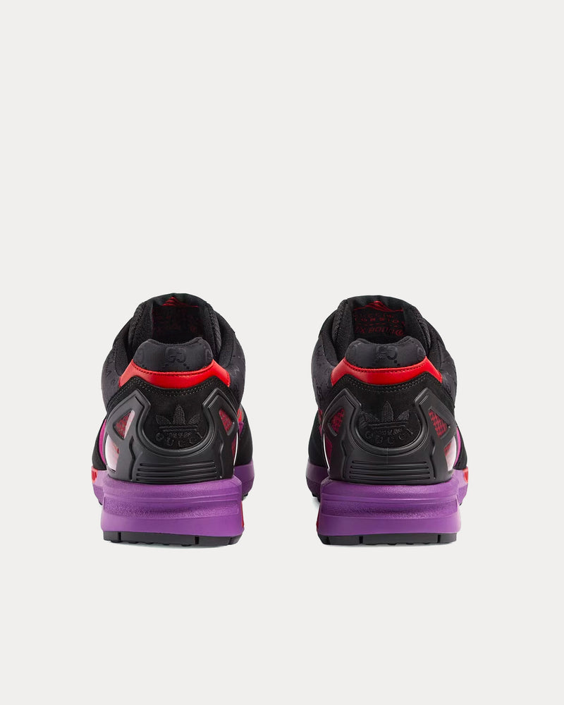 Adidas x Gucci ZX8000 GG Canvas Black / Purple Low Top Sneakers - 4