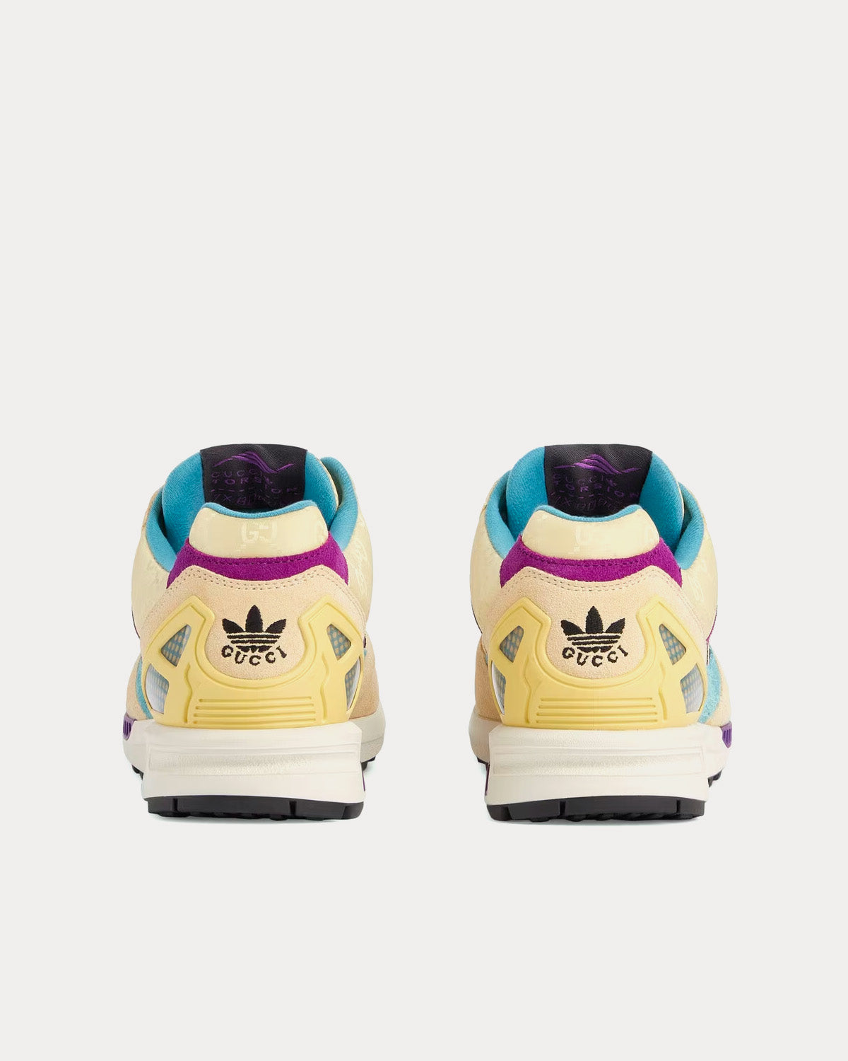 Adidas x Gucci ZX8000 GG Canvas Beige / Purple Low Top Sneakers - 4