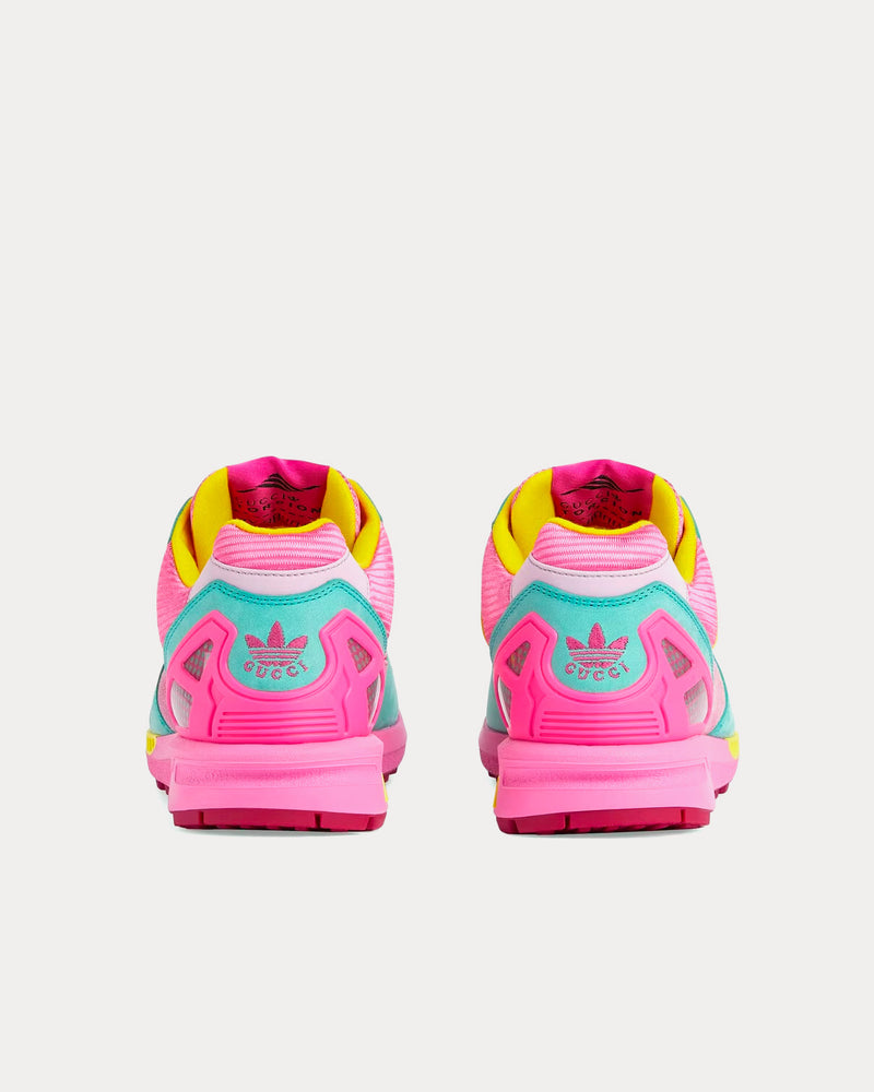 Adidas x Gucci ZX8000 Leather Pink / Aquamarine Low Top Sneakers - 4