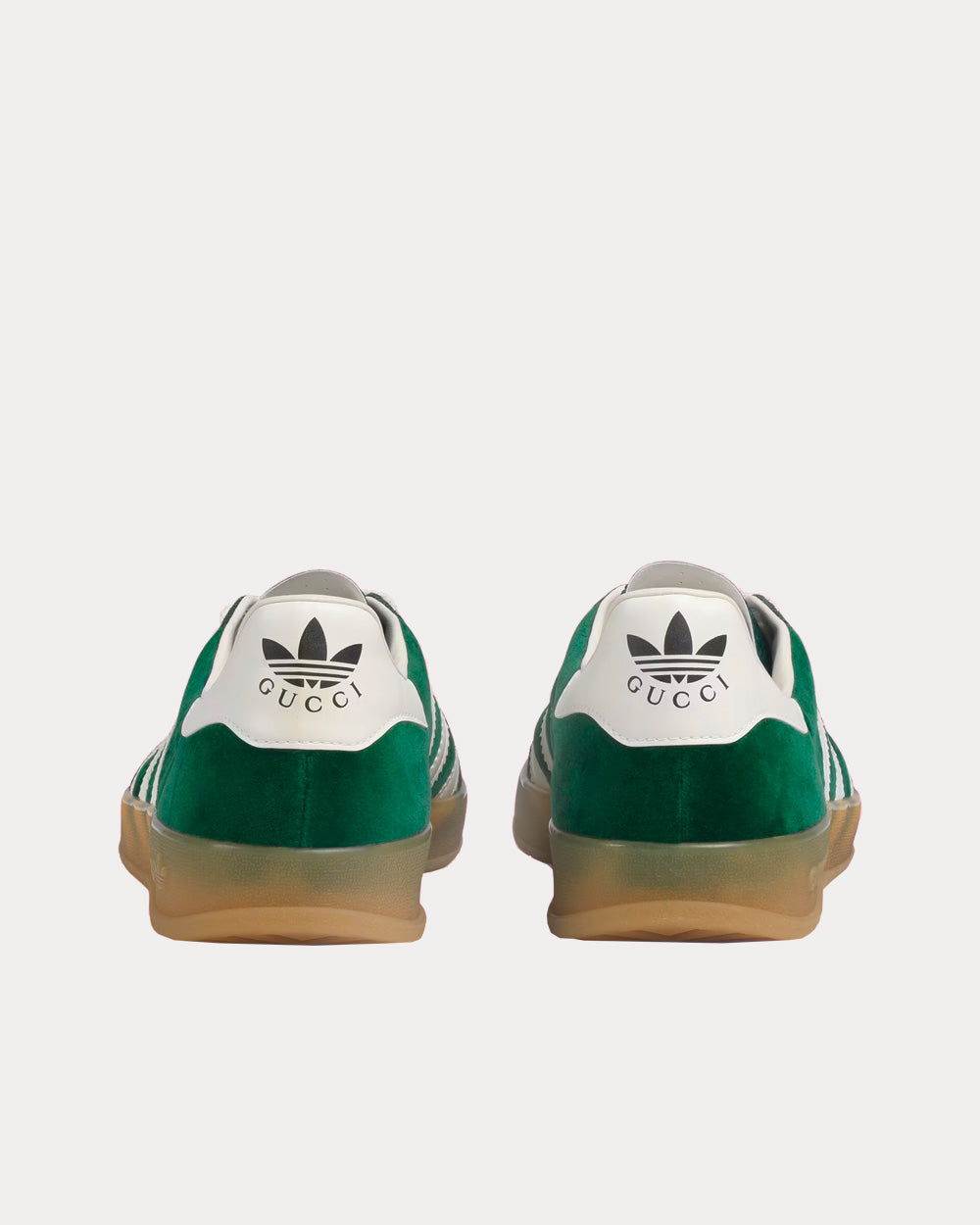 Adidas x Gucci Gazelle Green Suede Low Top Sneakers - 3