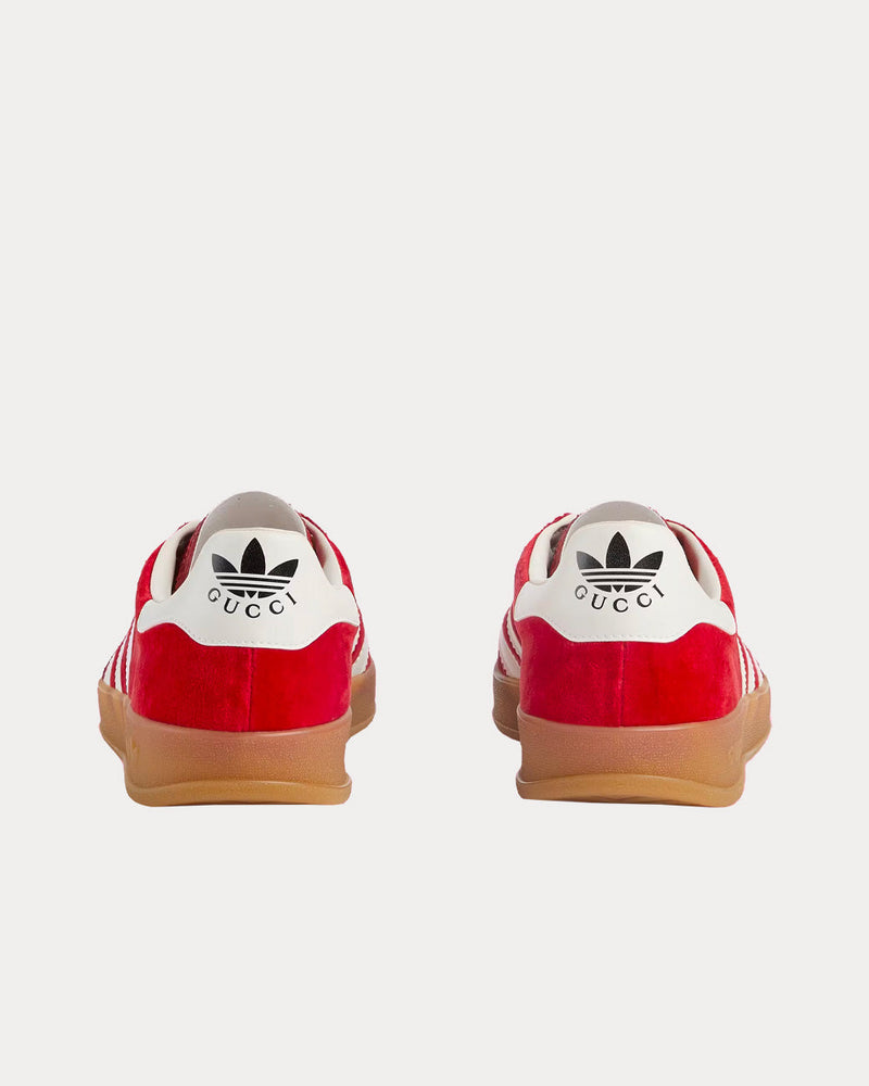 Adidas x Gucci Gazelle Red Velvet Low Top Sneakers - 3