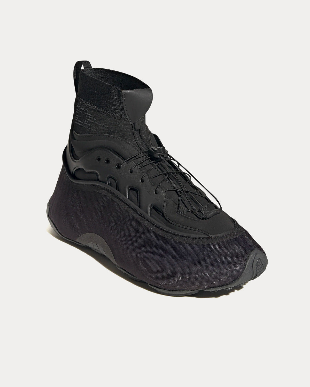 Adidas x Mr Bailey Ozmorphis Core Black / Grey Six / Core Black High Top  Sneakers - Sneak in Peace