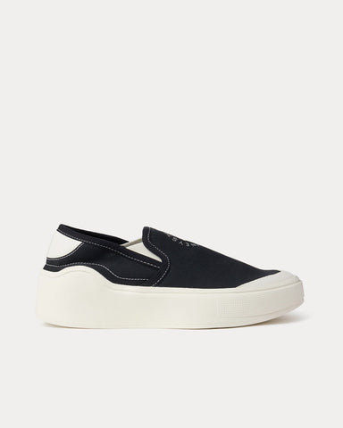 Adidas X Stella McCartney Court Core Black / Off-White Slip On Sneakers