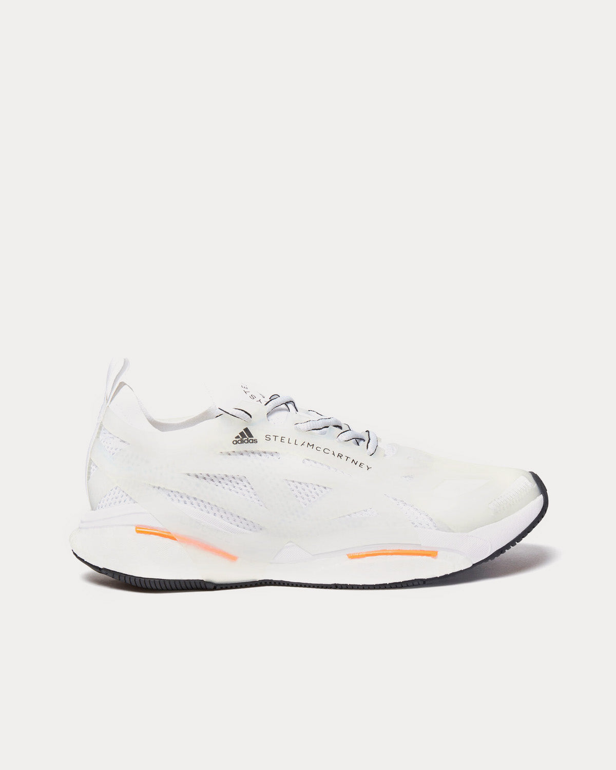 Adidas X Stella McCartney Solarglide Cloud White / Cloud White / App Signal Orange Running Shoes - 1