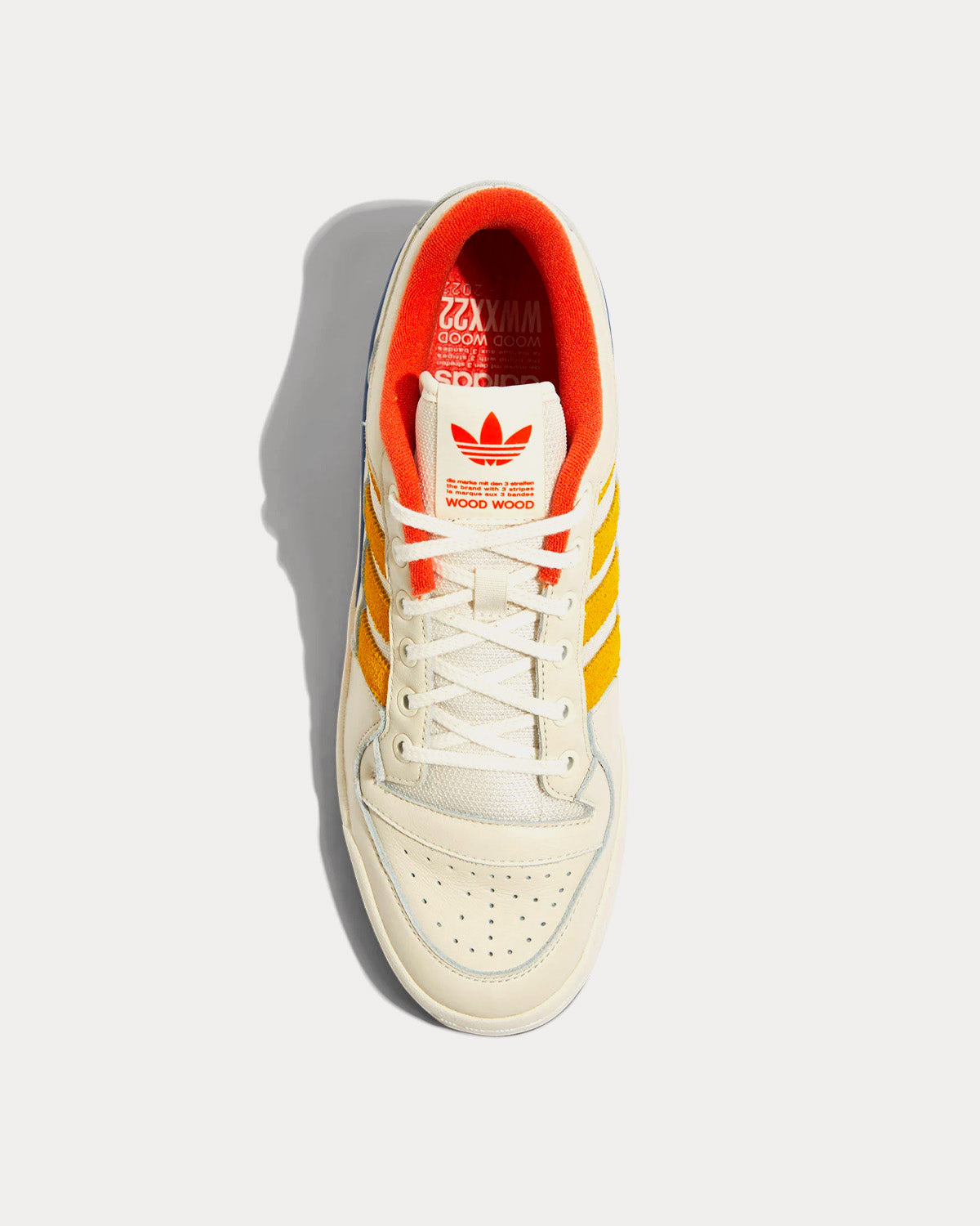 Adidas x Wood Wood Forum Low White / Gloamb / Hazyel Low Top Sneakers - 2