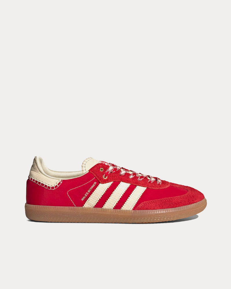 Adidas x Wales Bonner Samba Ecru / Scarlet Low Top Sneakers - 1