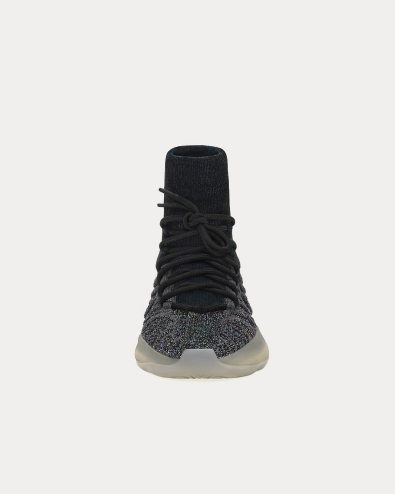 Yeezy BSKTBL Knit Slate Blue High Top Sneakers - 4