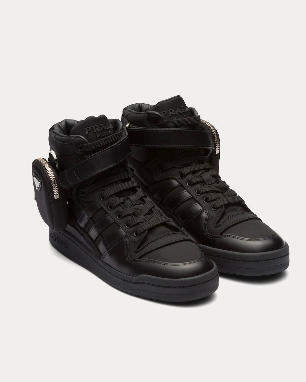 Prada fabric high top sneakers best sale