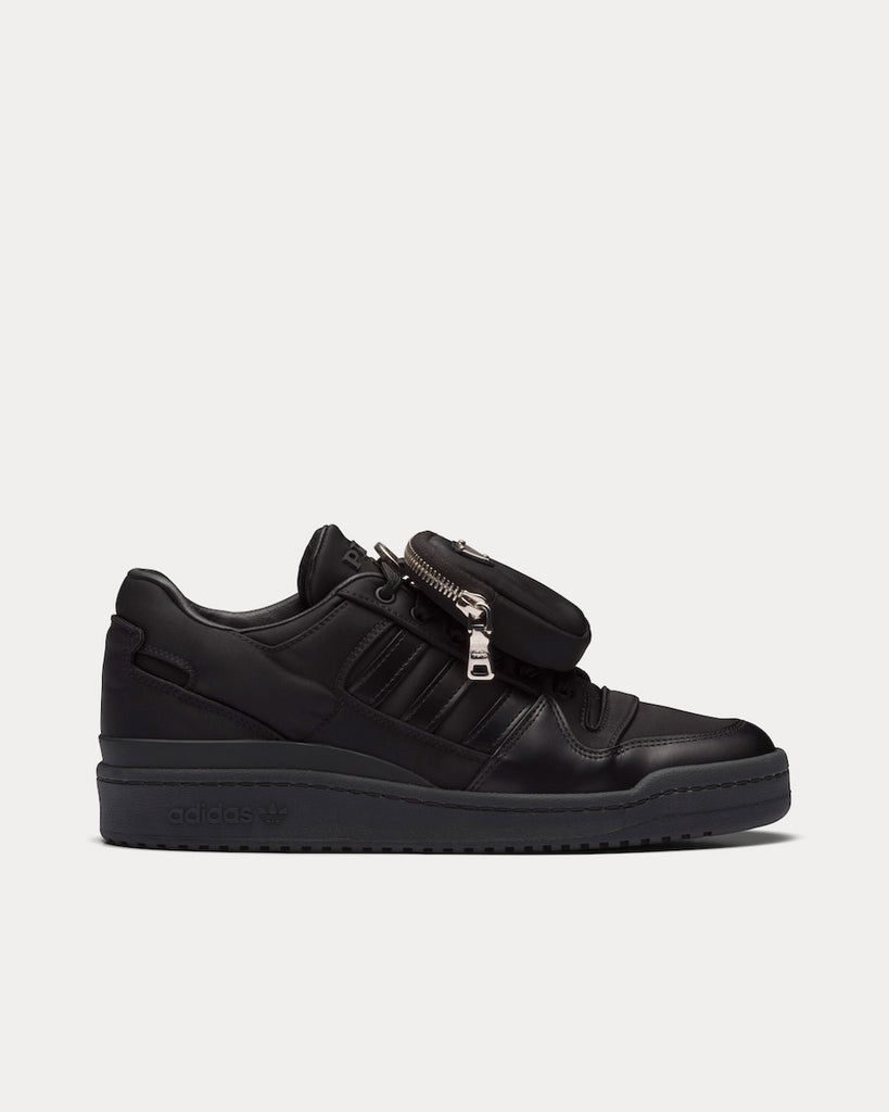 Adidas x Prada Re-Nylon Forum Black Low Top Sneakers - Sneak in Peace