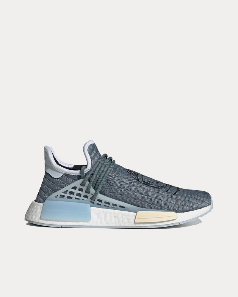 Adidas x Pharrell Williams HU NMD Grey / Blue Low Top Sneakers - 1