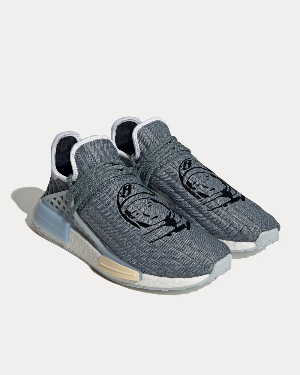 Adidas x Pharrell Williams HU NMD Grey / Blue Low Top Sneakers - 3