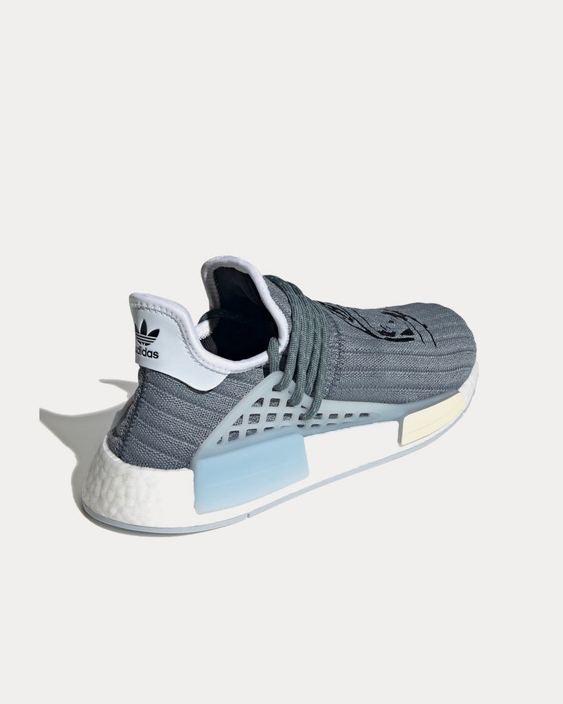 Adidas x Pharrell Williams HU NMD Grey / Blue Low Top Sneakers - 4