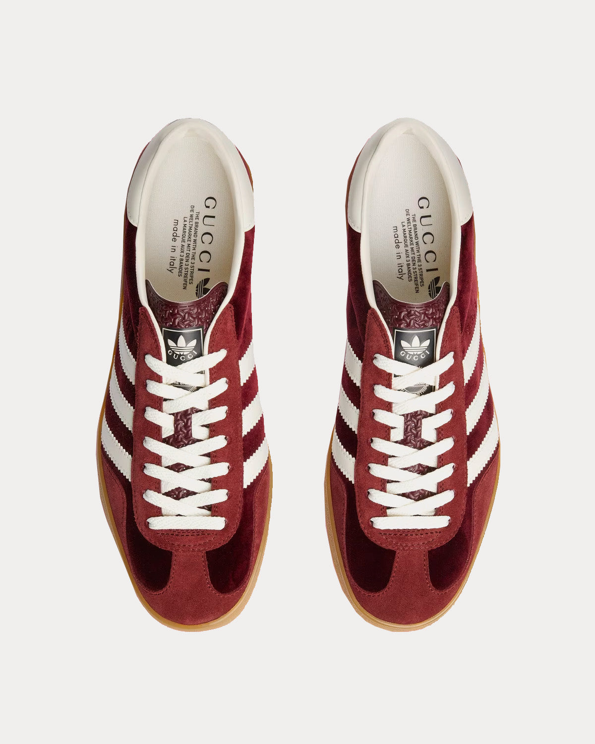 Burgundy gazelles mens best sale