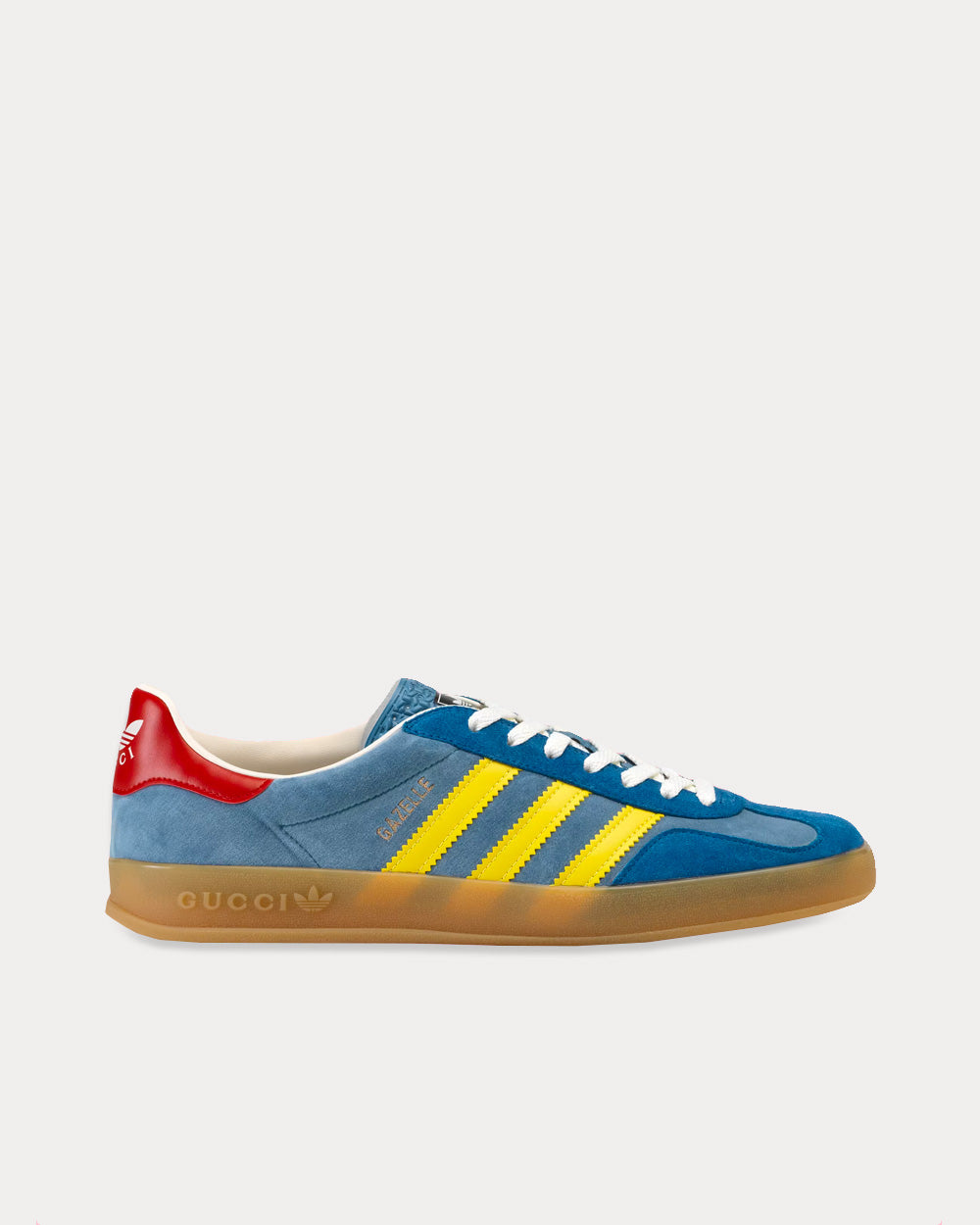 Adidas x Gucci Gazelle Light Blue Low Top Sneakers - 1