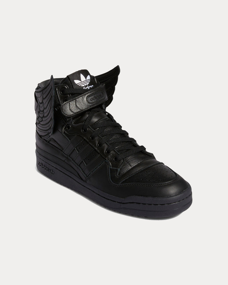 Adidas x Jeremy Scott JS New Wings Core Black / Footwear White High Top Sneakers - 3