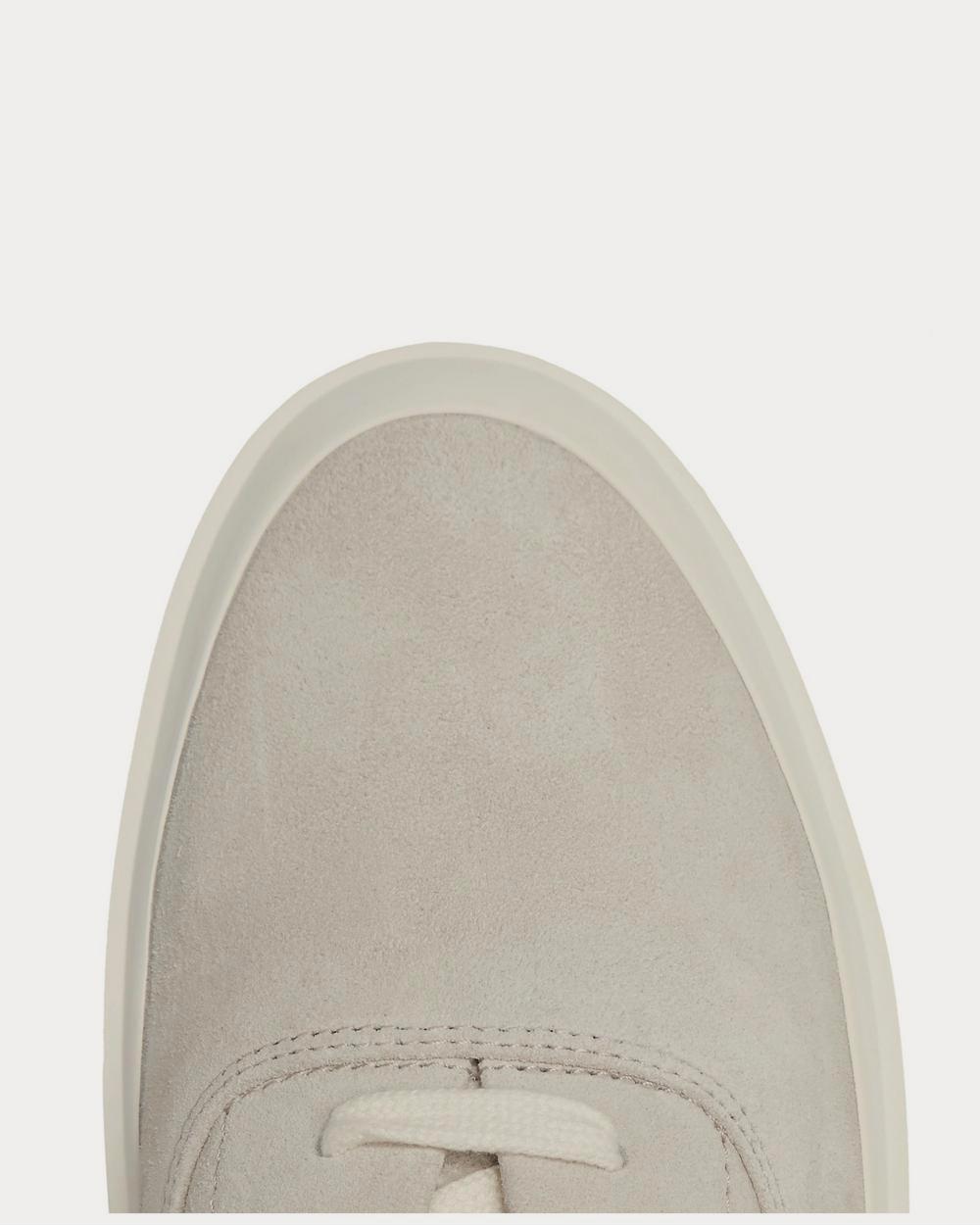 Fear of God 101 Leather-Trimmed Suede  Light gray low top sneakers - 5