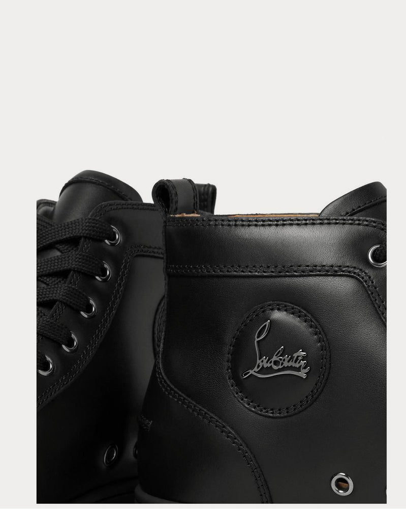 Christian Louboutin Louis Leather High-Top  Black high top sneakers - 5