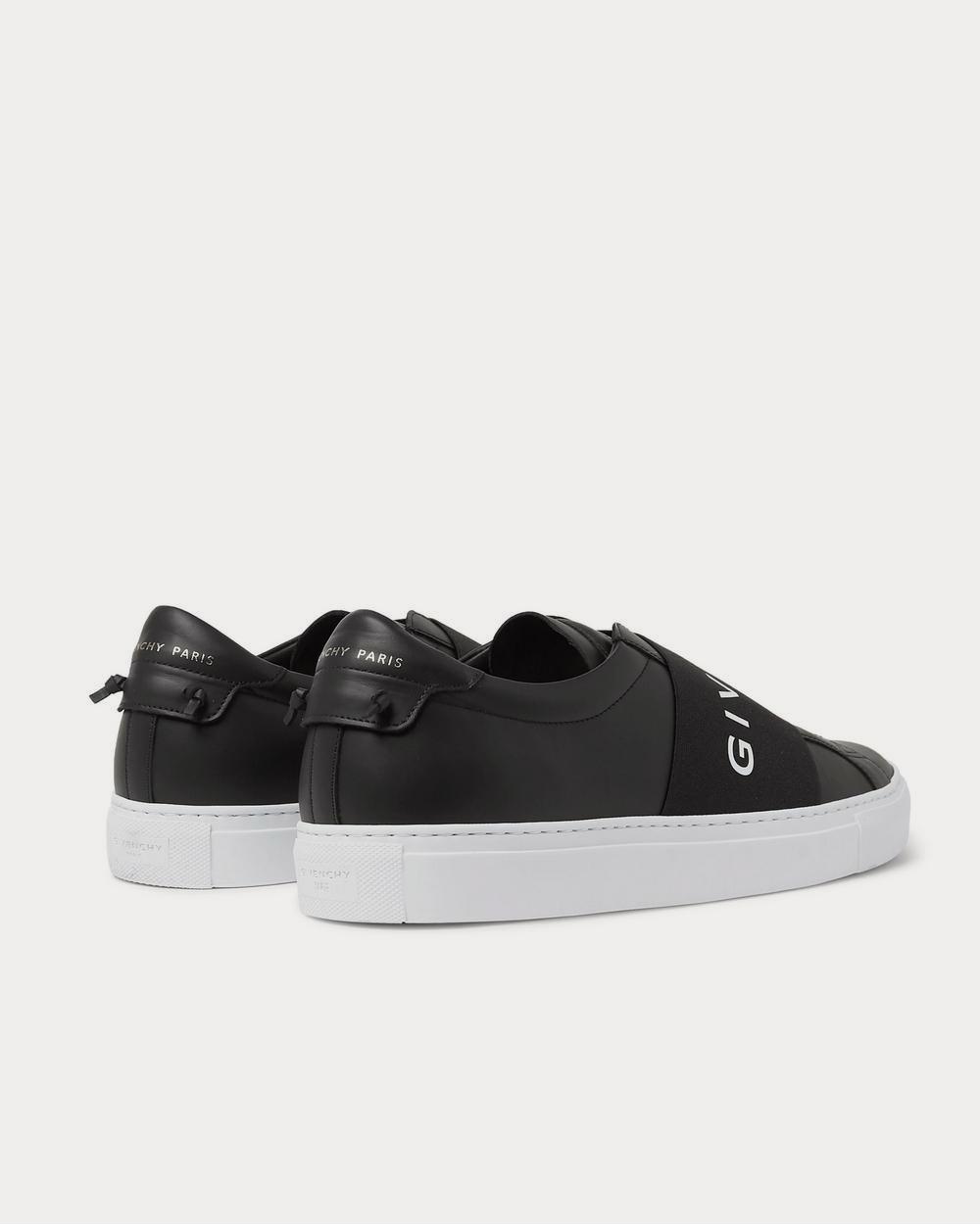 Givenchy Urban Street Logo-Print Leather Slip-On  Black low top sneakers - 4