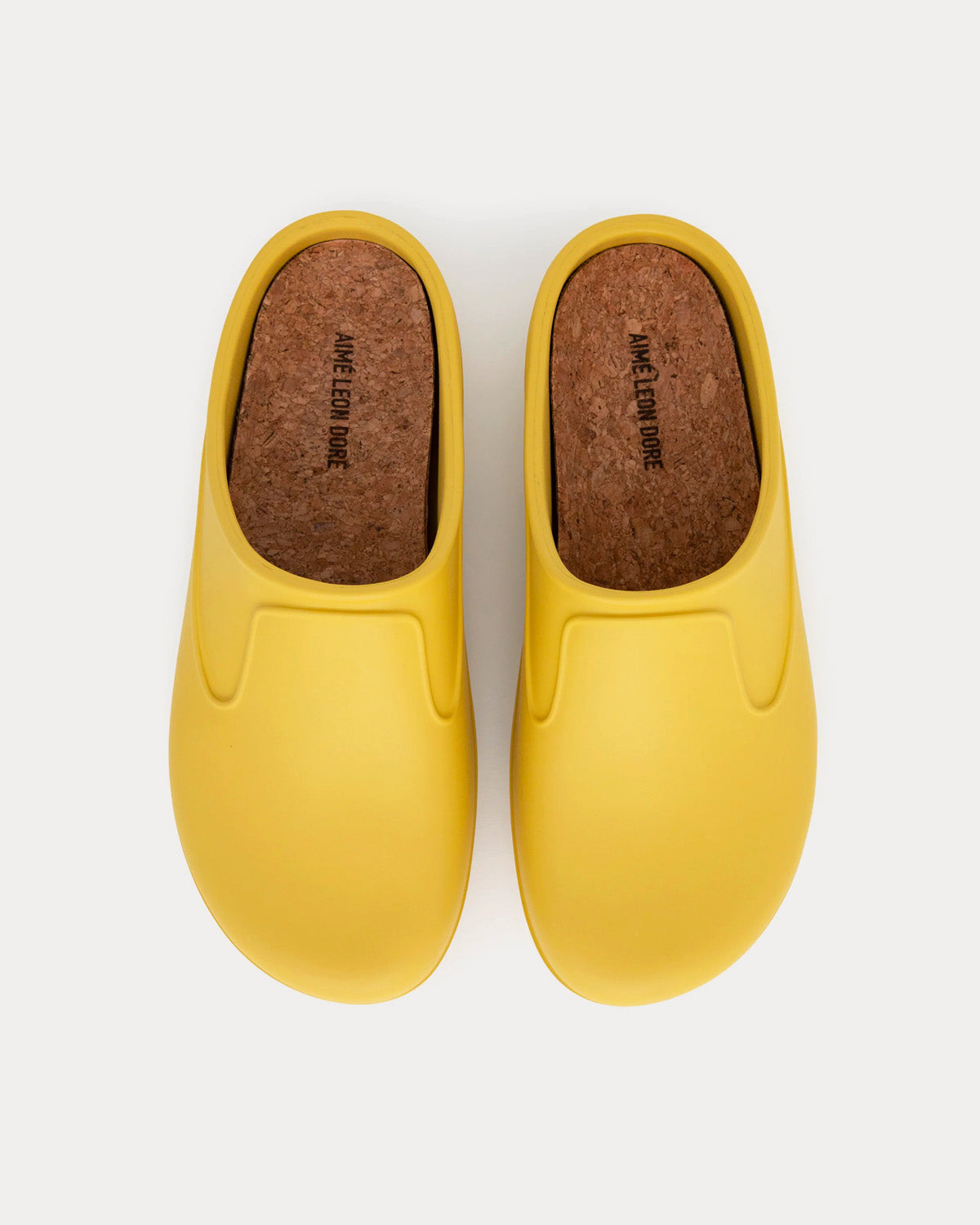 Aime Leon Dore Garden Mule Yellow Slip Ons - 2