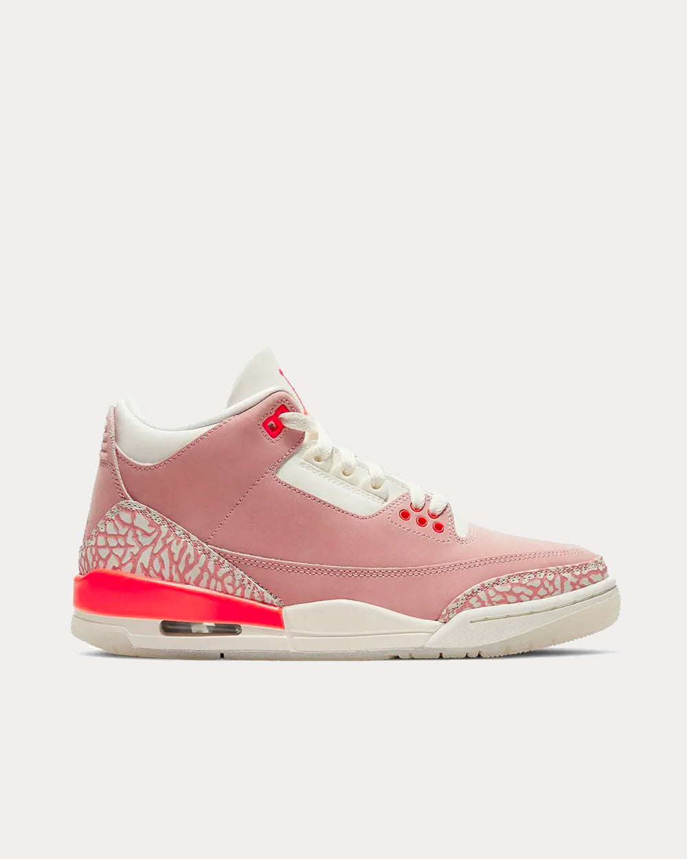 Jordan Air Jordan 3 Pink / Crimson / Sail High Top Sneakers - 1