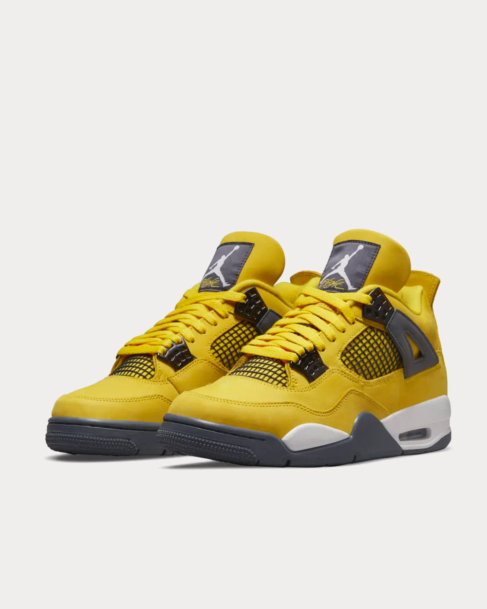 Jordan - Air Jordan 4 Tour Yellow High Top Sneakers
