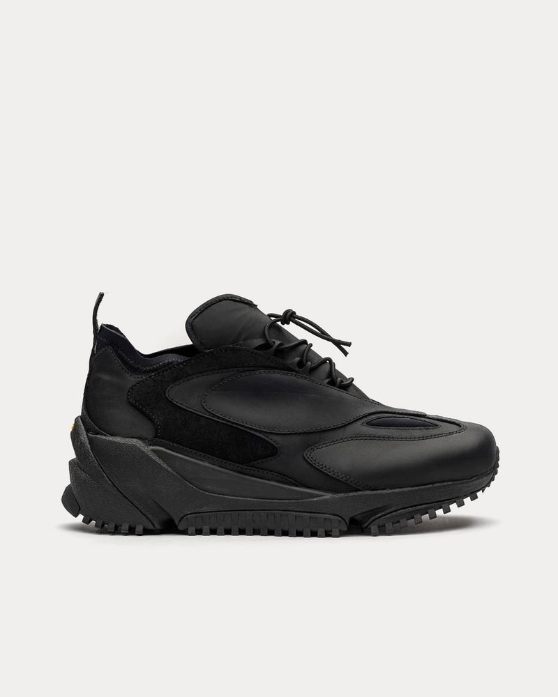 Akme Untitled-01 Black Low Top Sneakers - 1