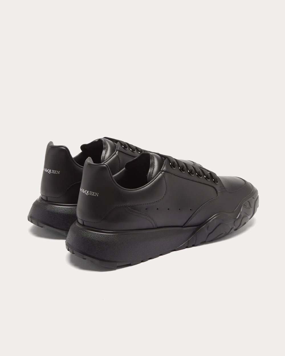 Alexander McQueen Court Black Low Top Sneakers - 3