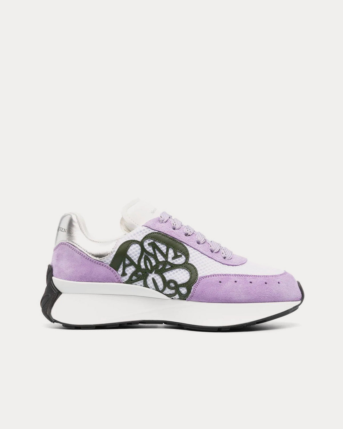 Alexander McQueen Sprint Runner Purple / White Low Top Sneakers - 1