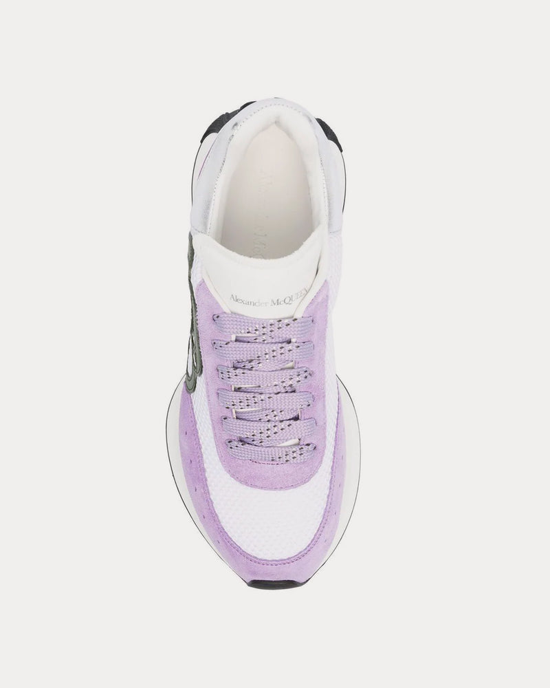 Alexander McQueen Sprint Runner Purple / White Low Top Sneakers - 2