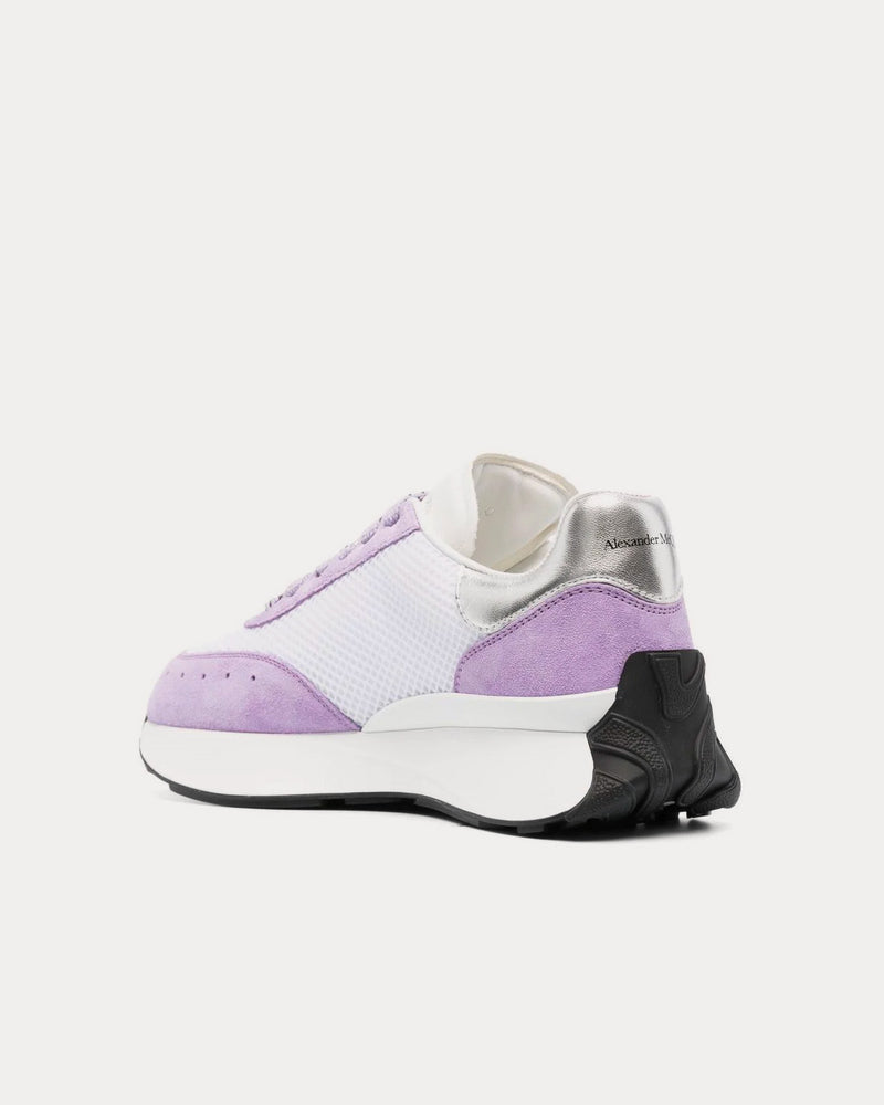 Alexander McQueen Sprint Runner Purple / White Low Top Sneakers - 3