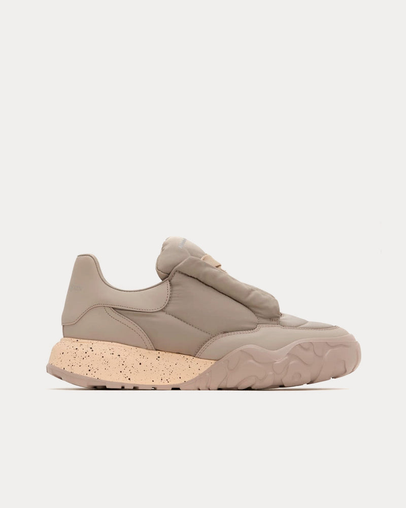 Alexander McQueen Court Taupe Low Top Sneakers - 1