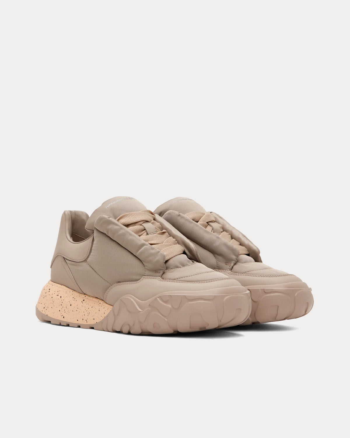 Alexander McQueen Court Taupe Low Top Sneakers - 2