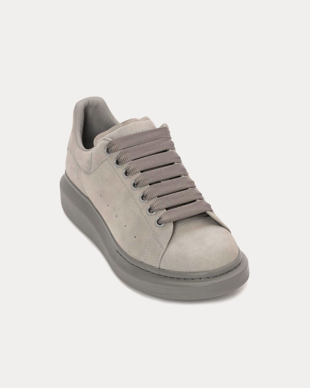 Men s Oversized Suede Grey Low Top Sneakers