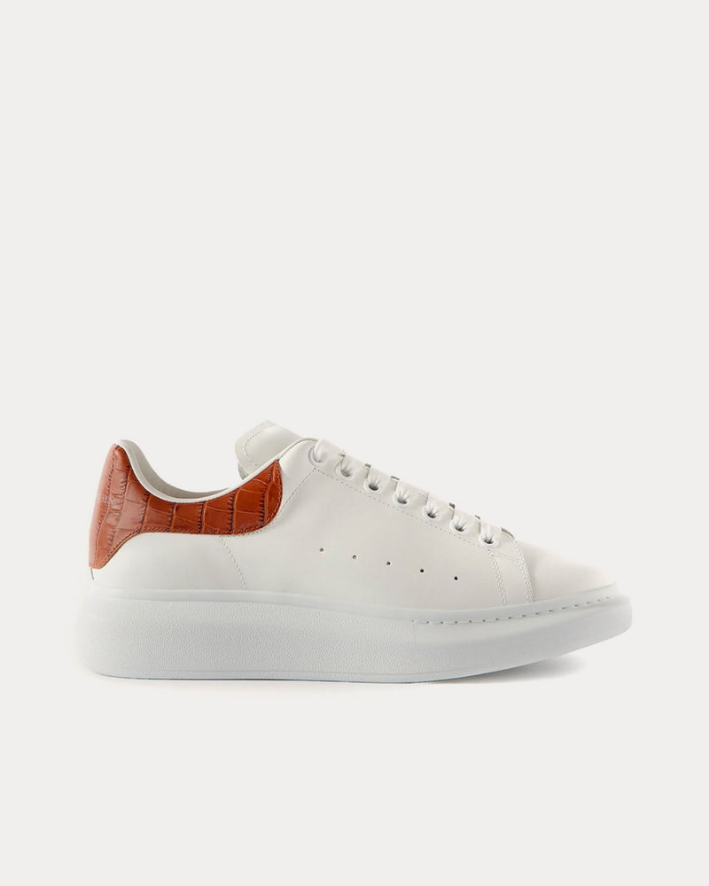 Alexander McQueen Oversized White / Cedar Low Top Sneakers - 1