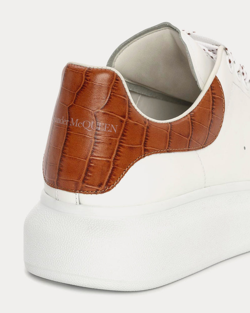 Alexander McQueen Oversized White / Cedar Low Top Sneakers - 4