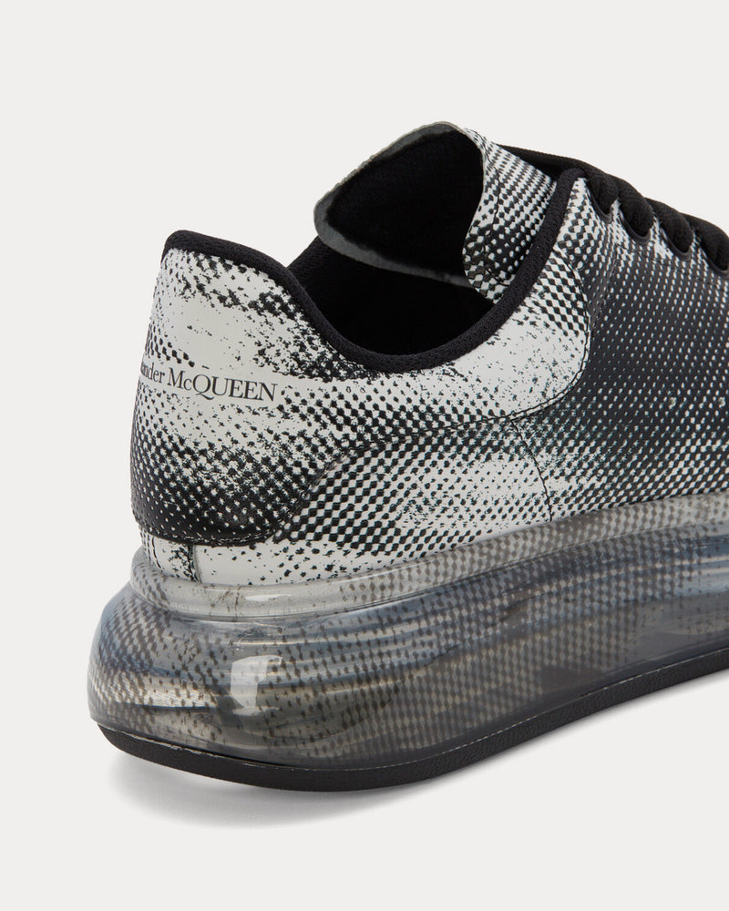 Alexander McQueen Oversized All-Over Exploded Pixelated Print Black / White Low Top Sneakers - 3