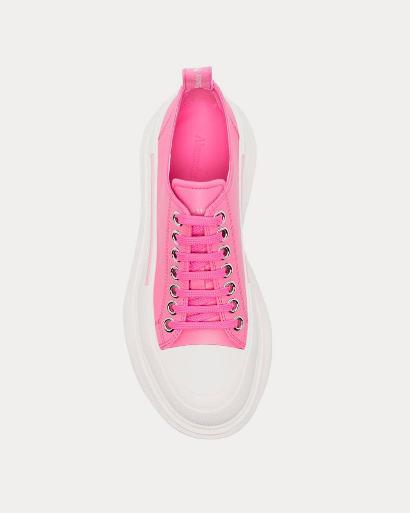 Alexander McQueen Tread Slick Pink / White Low Top Sneakers - 2